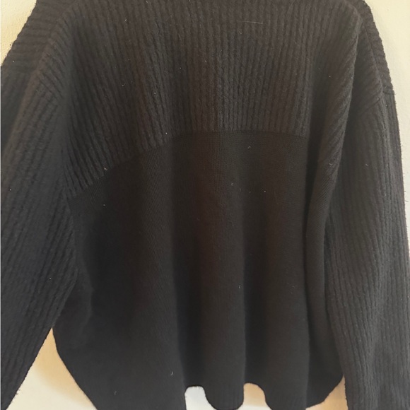 The Row Women's Black Ribbed Sweater - Picture 4 of 4